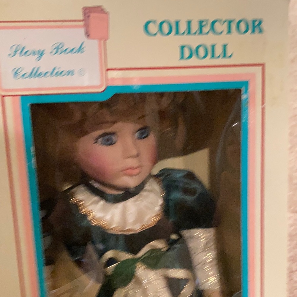 Rapunzel Porcelain Collector Doll- Story Book Collection- Hand Painted & sealed